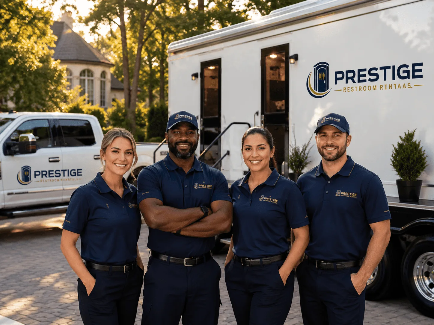 Trusted Luxury Portable Restrooms company in Joy, IL